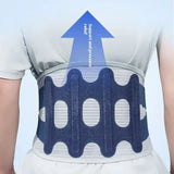 Professional Adjustable Soft Polyester Metal Brace Breathable Curved Back Support for Running Injuries Herniated Protection
