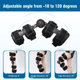 Adjustable Elastic Knee Stabilizer One Size Soft Brace for Fracture Recovery and Rehabilitation Therapy Protective Supply