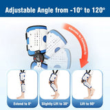 Durable Fixed Joint Stabilizer Thigh Knee Leg Support Brace with Ankle Foot Orthosis for Comfort and Stability