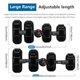Adjustable Elastic Knee Stabilizer One Size Soft Brace for Fracture Recovery and Rehabilitation Therapy Protective Supply