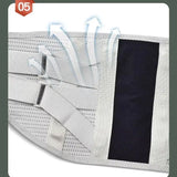 Adjustable Professional FlexiBreathe Waist Support Brace Breathable Lower Back Pain Relief for Herniated Disc