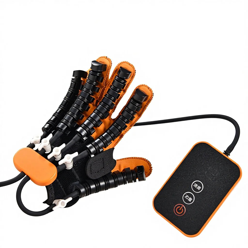 Portable Electric Hand Glove Model ML-115 for Paralyzed Finger Rehabilitation Training