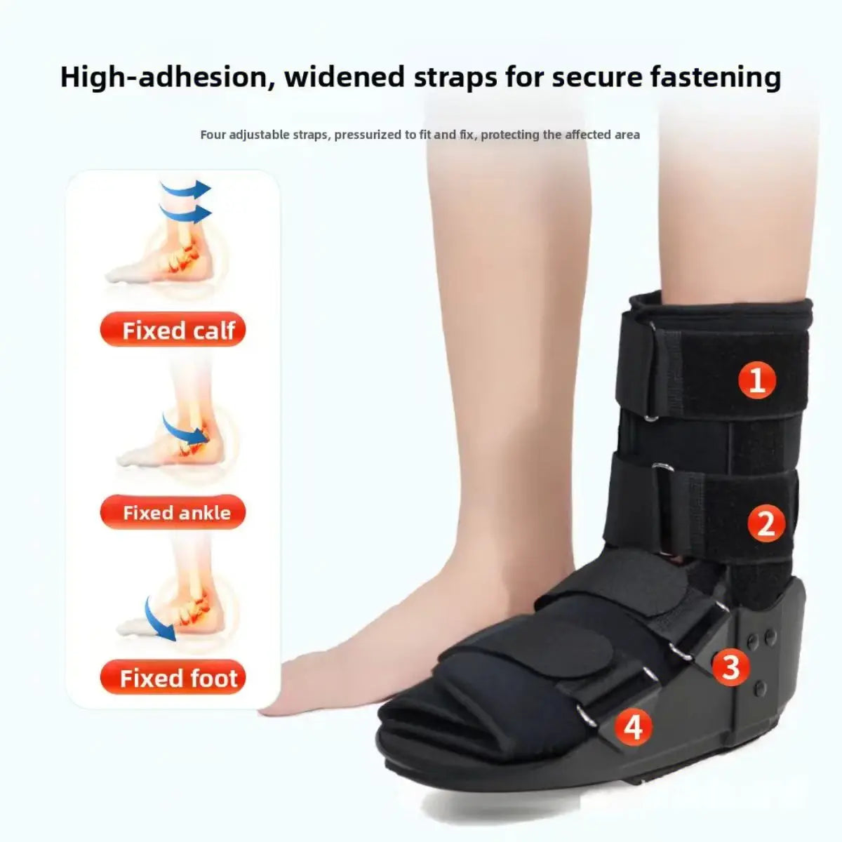 2026 Clinic Supplier Hot Sale Breathable Ankle Joint Stabilizer for Acute Ankle Sprains Conservative Walking Boot Protection