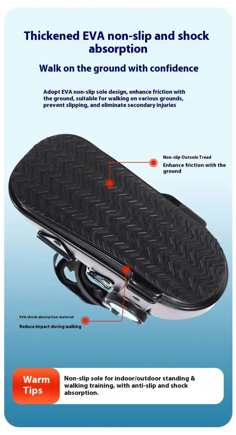 High Quality Medical Airbag Button-Fixed Ankle Support Soft Breathable Sports Training & Rehabilitation Foot Protection