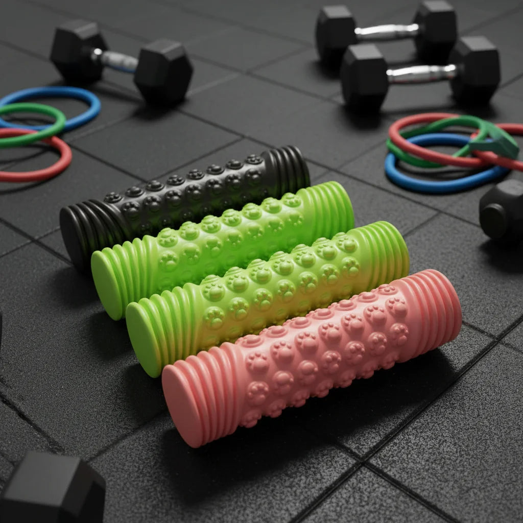 Intelligent Yoga Column with Bluetooth Music Rechargeable Battery 3 Speeds for Gym Fitness Recovery
