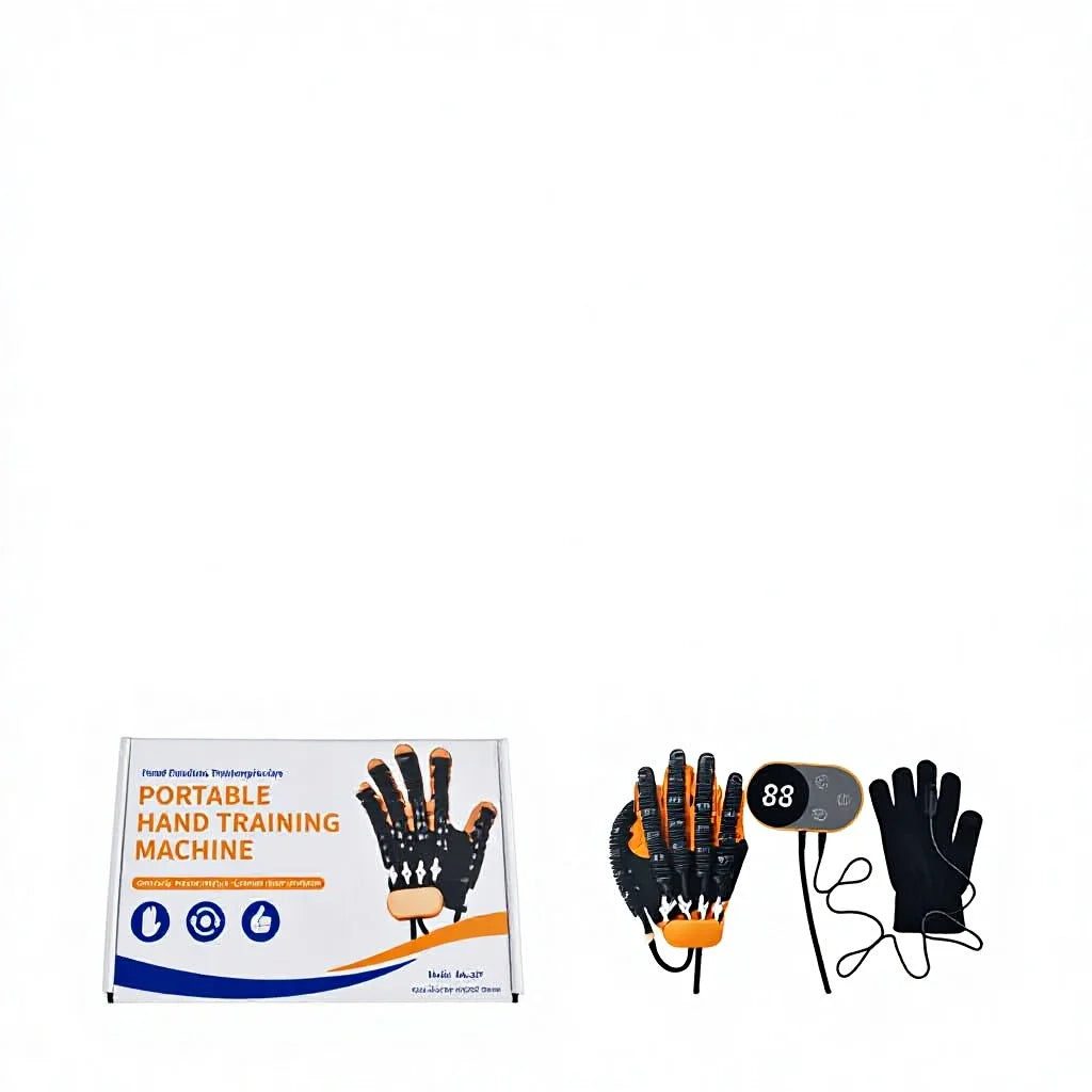 Portable and Compact Plug-in Finger and Hand Rehabilitation Robot Glove