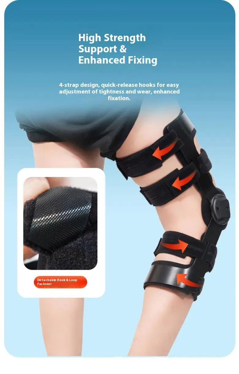 Dual Upright Unloader Knee Brace for Osteoarthritis OA Medial Lateral Pain Relief Protective Joints Fixation Brace for Knee