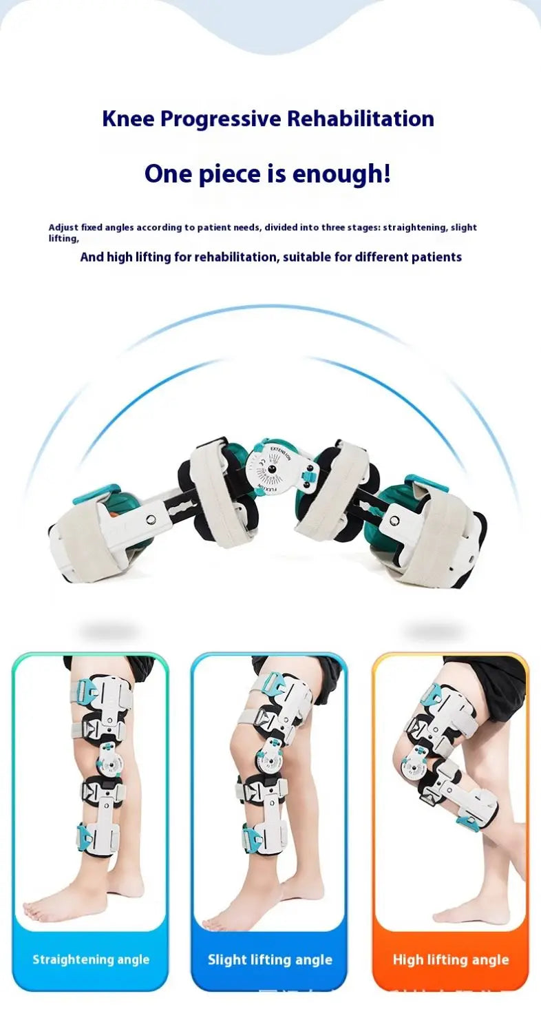 Professional Rehabilitation Immobilizer Adjustable Orthopedic Knee Stabilizer Brace Hinged Post-Op Orthosis Elbow Knee Pads