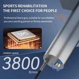 DMS Deep Muscle Stimulator Electric Deep Tissue Massage Gun High-Frequency Fascia Release Brushless Motor 6 Massage Heads