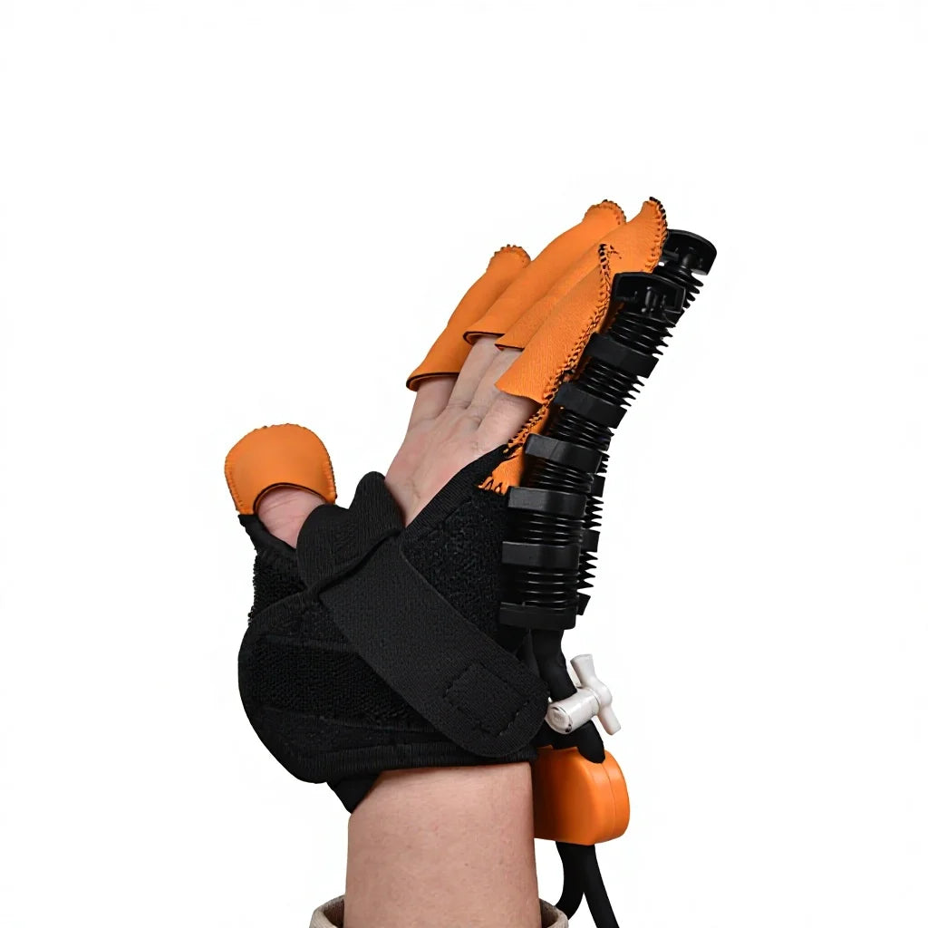 Hand Rehabilitation Robot Glove for Finger Training Exercise  Function for Stroke Recovery