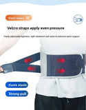 Professional Adjustable Soft Polyester Metal Brace Breathable Curved Back Support for Running Injuries Herniated Protection