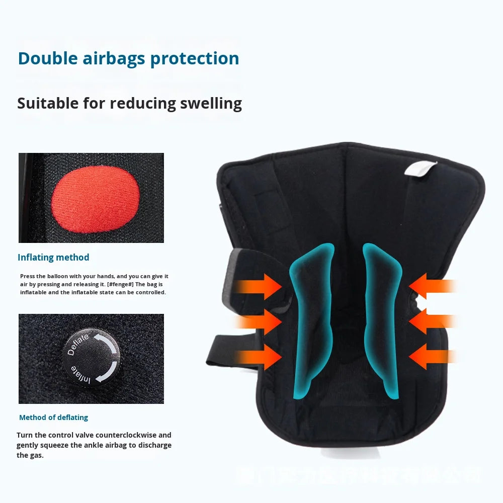Orthopedic Walker Fracture Boot with Stabilizer Ankle Rehabilitation and Protection Brace