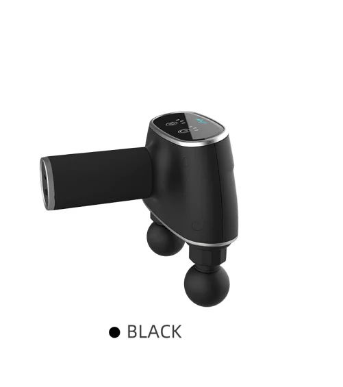 Dual-Head Deep Tissue Percussion Massage Gun Multi-Functional Fascial Therapy Portable Full Body Use 2000mAh Battery