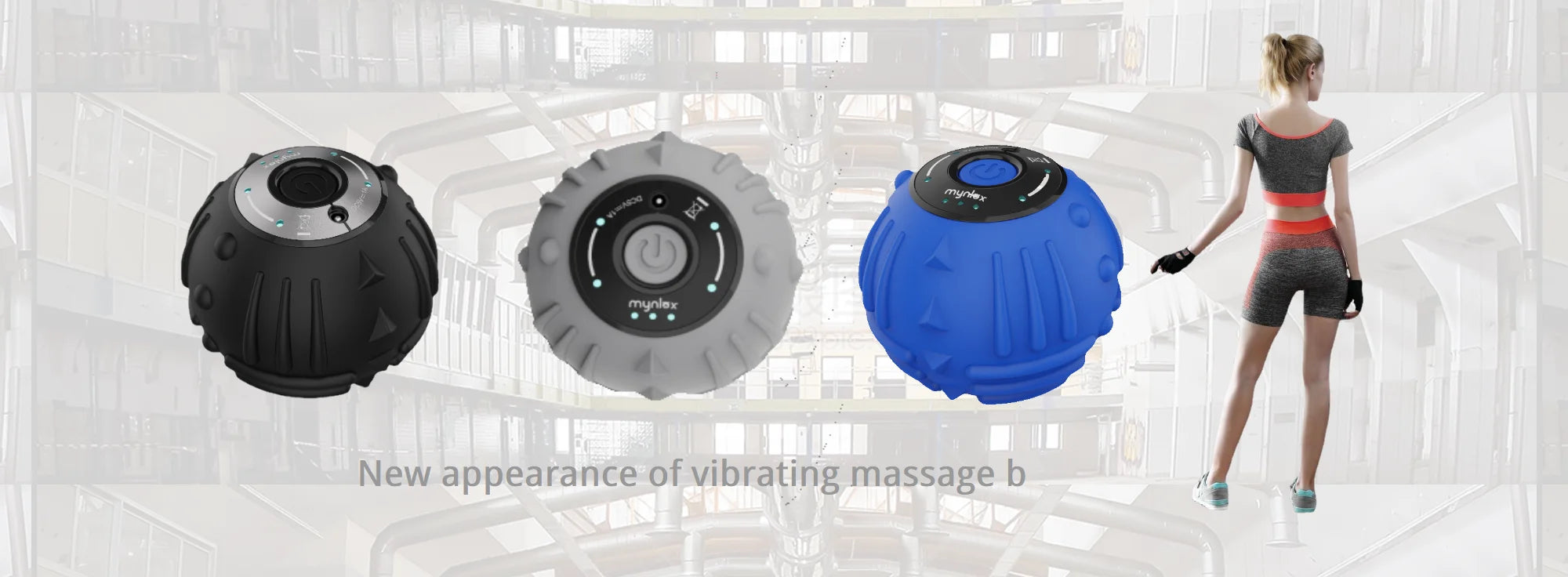 High-quality Portable Handheld Vibration Massage Ball with USB Rechargeable Battery for Deep Tissue Recovery