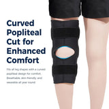 Open Patella Knee Brace Plate Neoprene Sports Safety Protection Pads Flexible Spandex Nylon Material Comfortable Sports Support