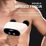 Handheld Dual Head Fascia Gun Full Body Muscle Massage Tool to Relax Muscles