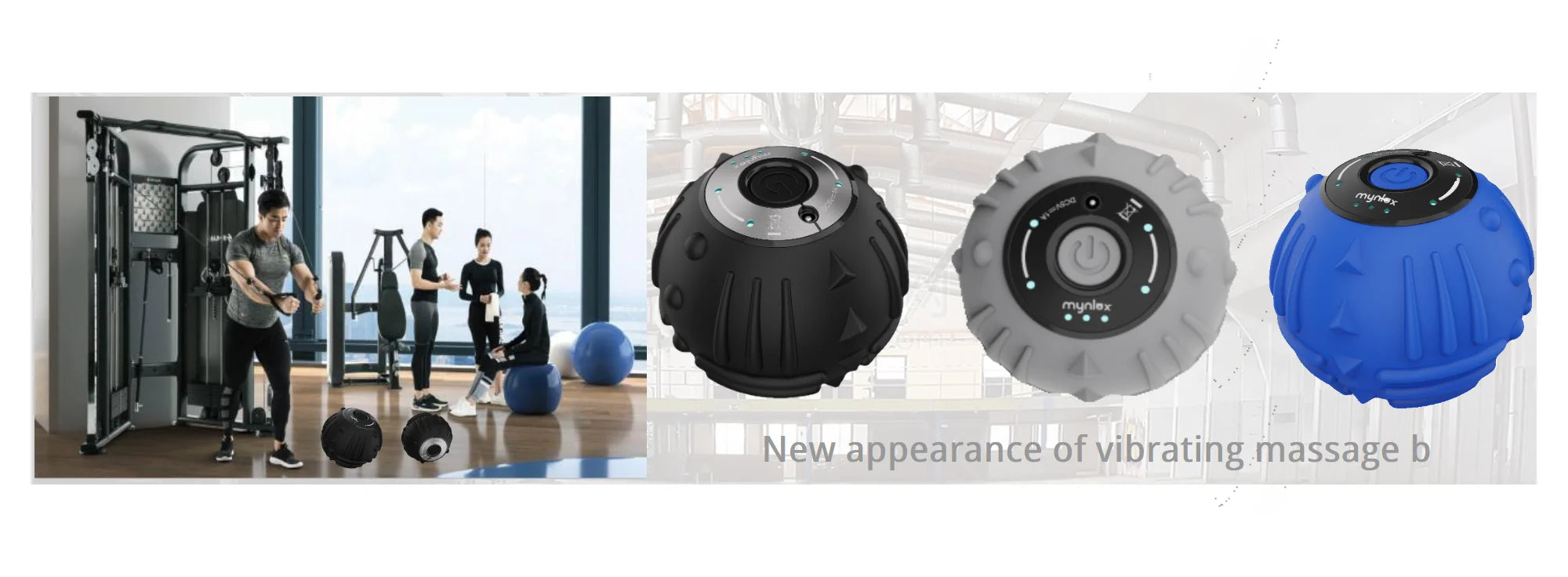 High-quality Portable Handheld Vibration Massage Ball with USB Rechargeable Battery for Deep Tissue Recovery