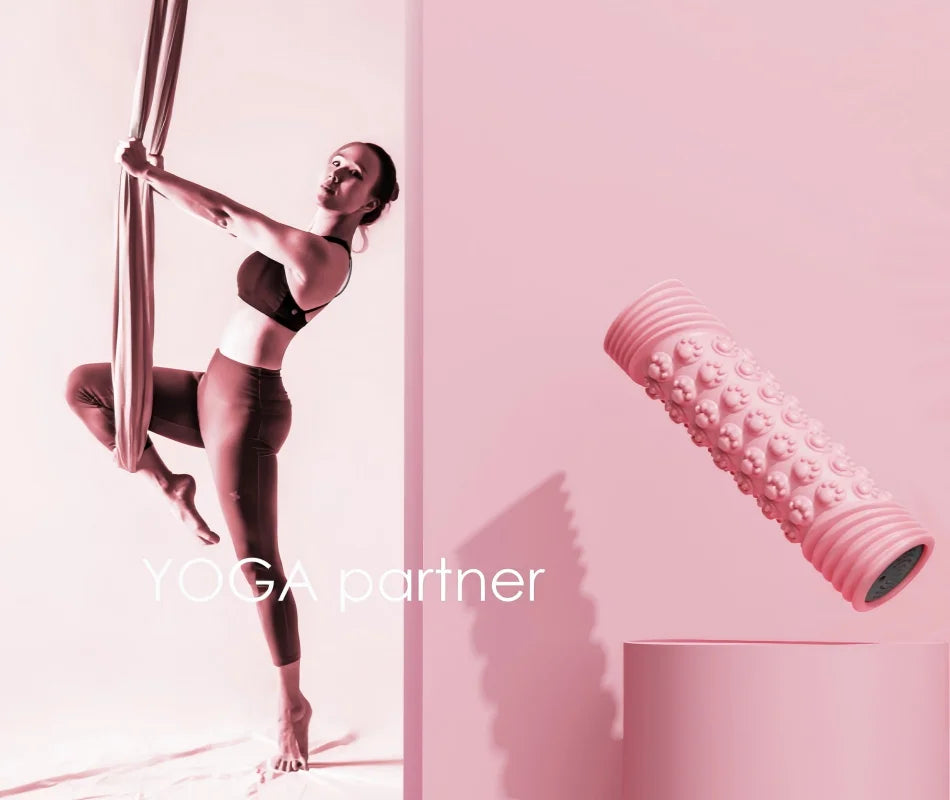 Intelligent Yoga Column with Rechargeable Battery 3 Speeds for Gym Fitness Recovery Body