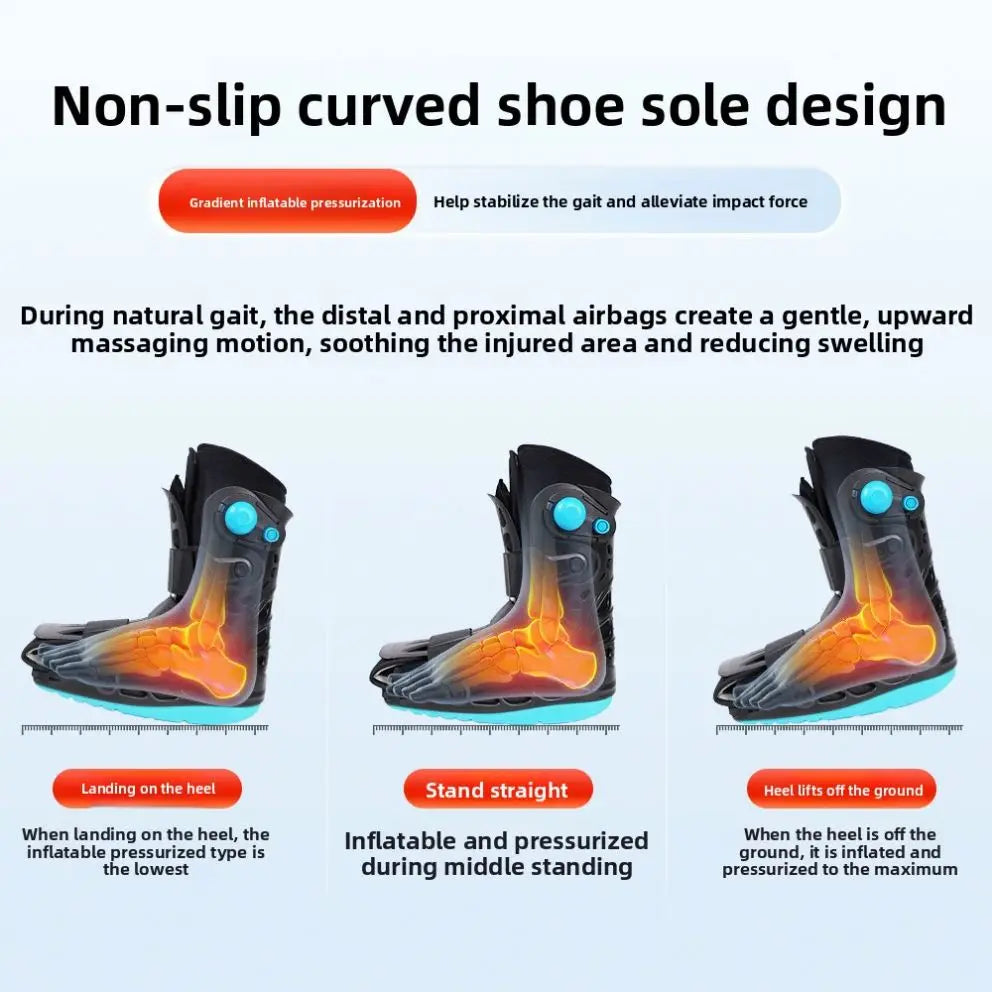 New Ankle Fracture Double Airbag Breathable Foot Support Achilles Tendon Boots Professional Protection Rehabilitation