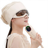Hot Compress and Head Massage Functions Connected to a Bluetooth Head Massager