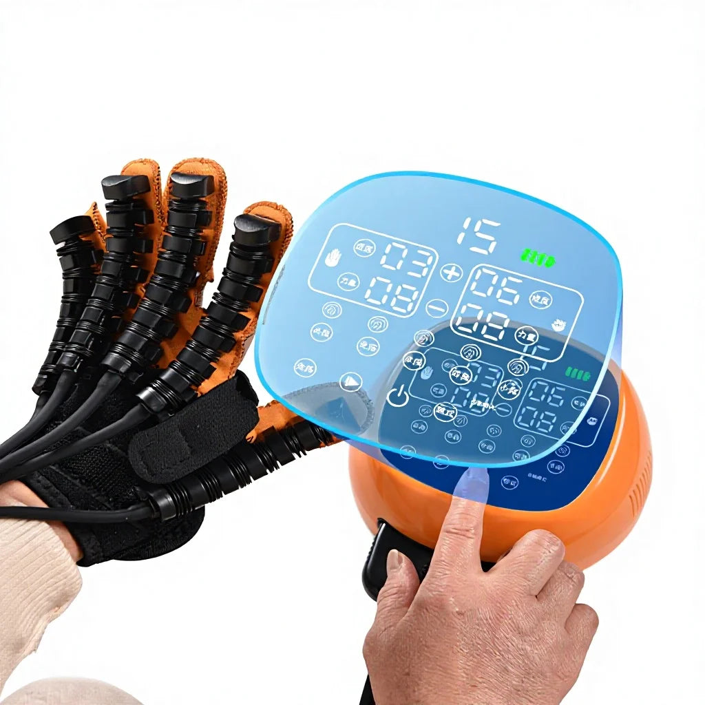High End Robot Gloves for Finger Segmentation Training and Rehabilitation Training