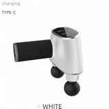 Handheld Dual Head Fascia Gun Full Body Muscle Massage Tool to Relax Muscles