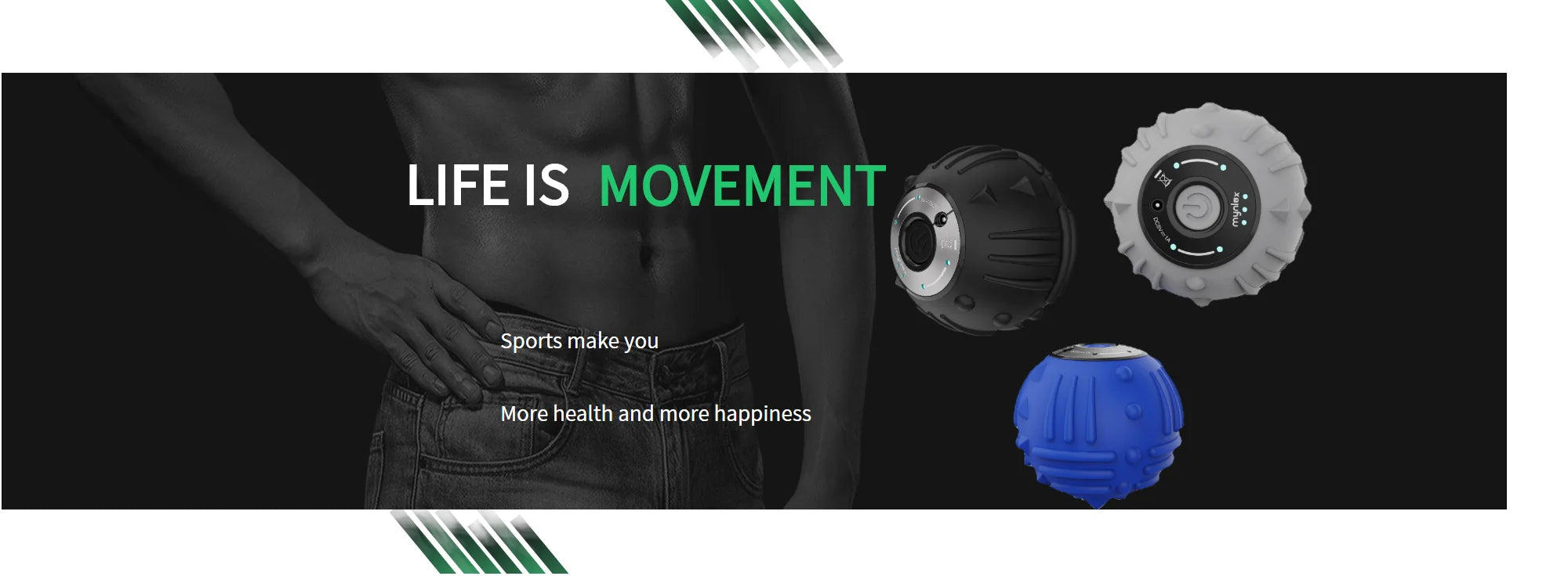 High-quality Portable Handheld Vibration Massage Ball with USB Rechargeable Battery for Deep Tissue Recovery