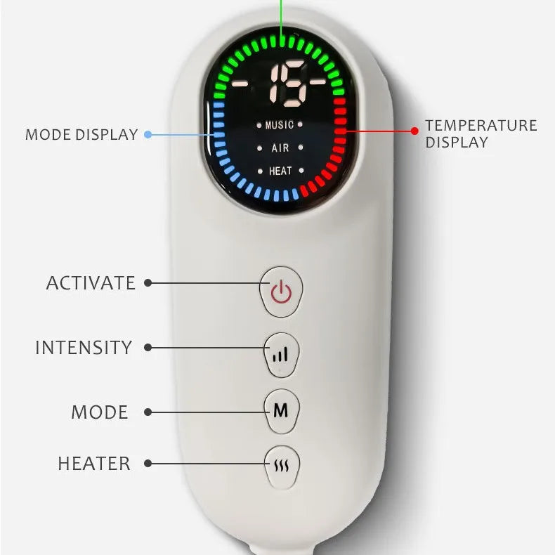 Eye Hot Compress and Head Massage Can Be Connected to a Bluetooth Head Massager