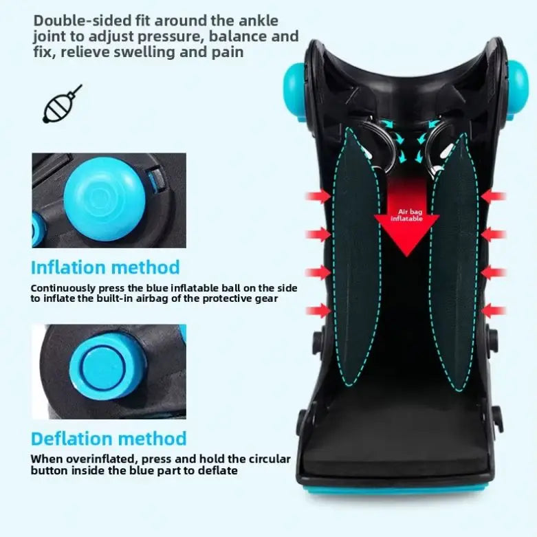 Professional Rehabilitation Ankle Support Boots Double Airbag Breathable Cotton Foot Protector for Achilles Tendon New Ankle