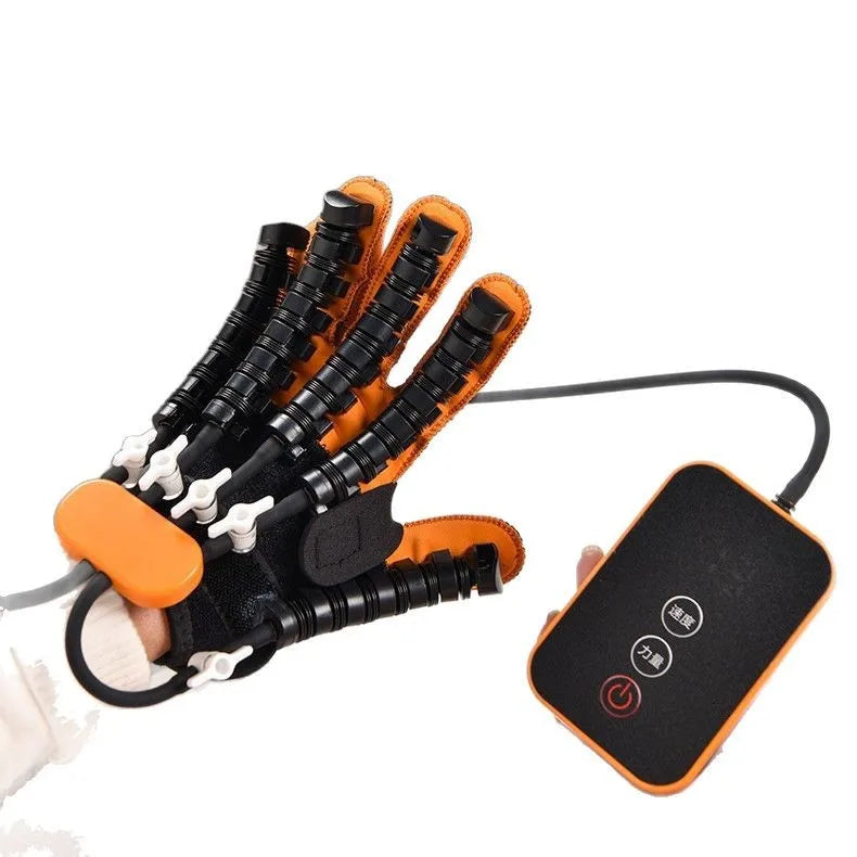 Portable Electric Training Gloves to Help Elderly People with Stiff Fingers Bend Their Fingers