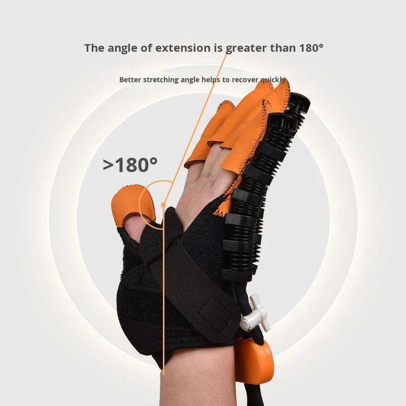 Portable Electric Training Gloves to Help Elderly People with Stiff Fingers Bend Their Fingers