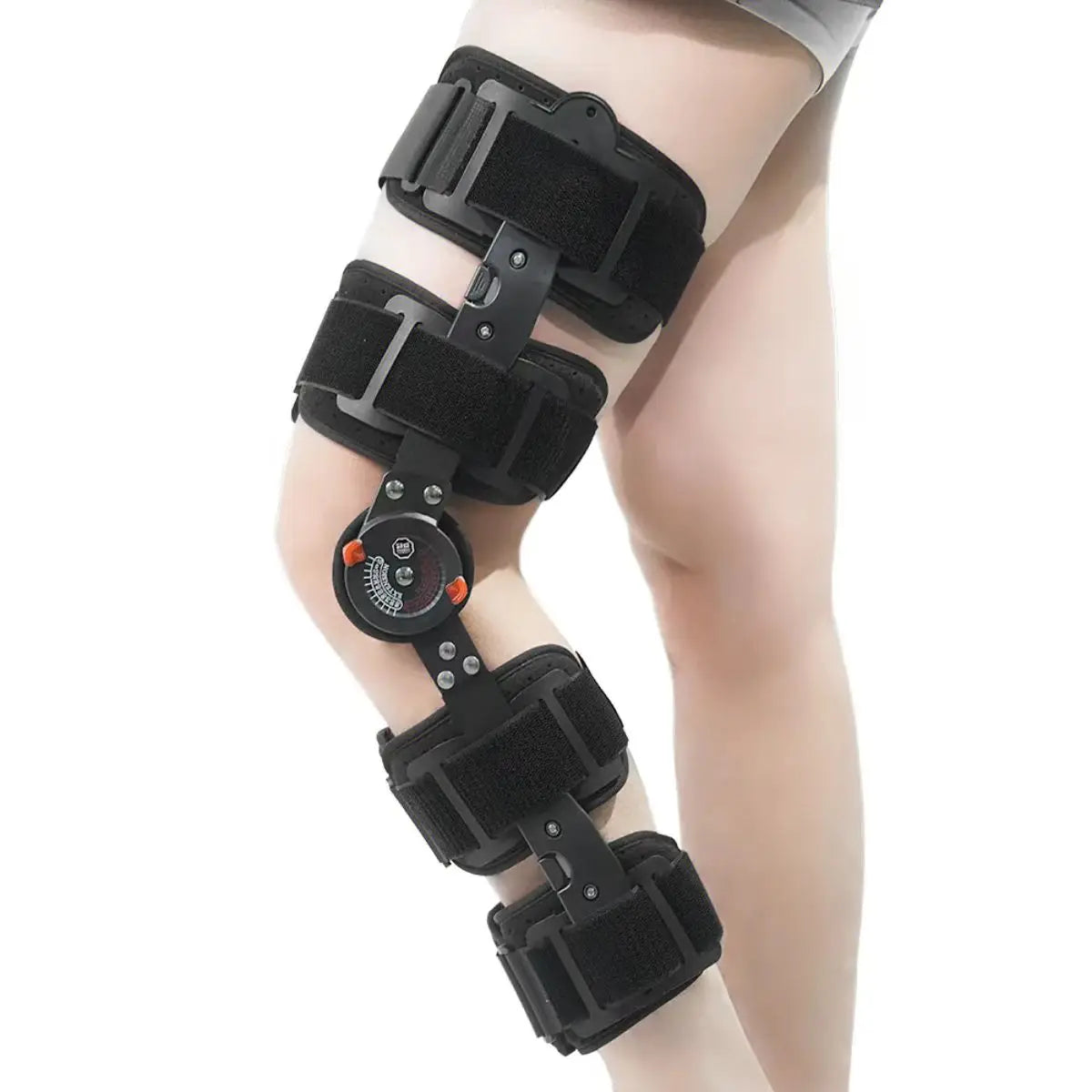 Adjustable Elastic Knee Stabilizer One Size Soft Brace for Fracture Recovery and Rehabilitation Therapy Protective Supply