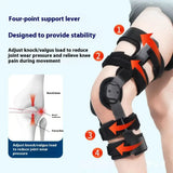 Dual Upright Unloader Knee Brace for Osteoarthritis OA Medial and Lateral Pain Relief Protective Knee Support