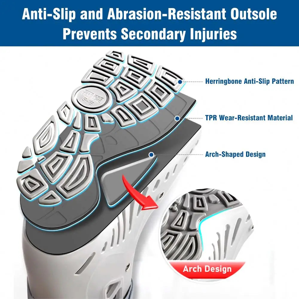 Adjustable Orthotics Ankle Joint Protection Support Brace Air Bag Fracture Rehabilitation Shoe Auxiliary Walker Boots