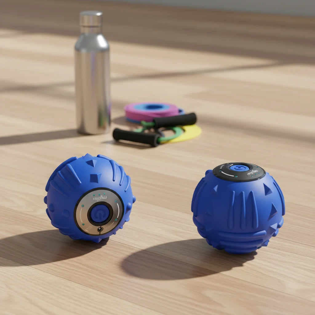 Portable Fitness Yoga Pilates Electric Vibration Massager Ball Can Relax Muscles Throughout the Body