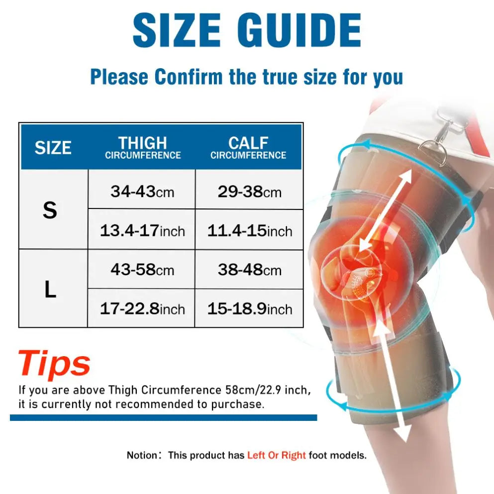 Professional Adjustable Knee Pads Stabilizer One Sports Protective Gear Wholesale Knee Splint Brace