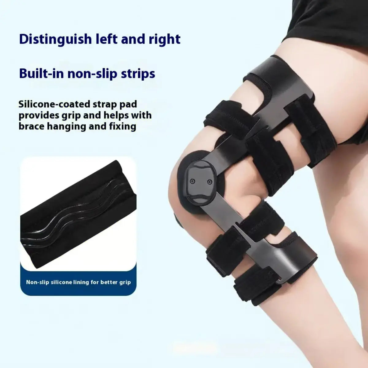Dual Upright Unloader Knee Brace for Osteoarthritis OA Medial and Lateral Pain Relief Protective Knee Support