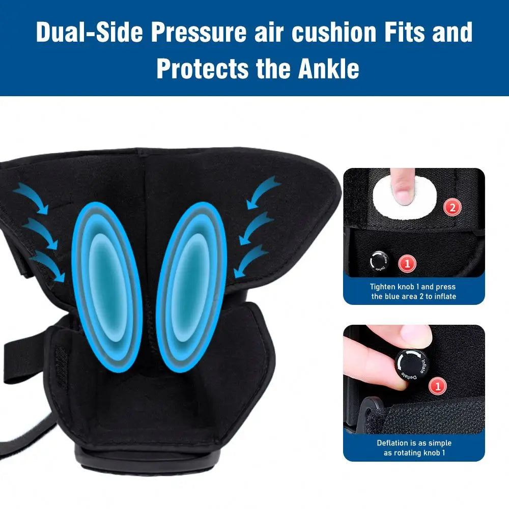 Customized Medical ROM Pneumatic Walker Support Aircast Boot for Sprain Ankle Medical Air Walking Boot Orthopedic Shoes